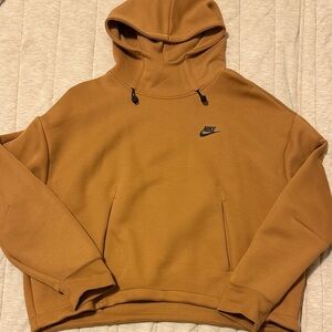 Nike Women's Tan Hoodie Sweater